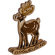 Wooden Bead Embroidery Kit &ndash; Rocking Ornament &ldquo;Wandering Reindeer&rdquo; (Double-Sided) FLK-296 FLK-296 photo 5