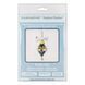 Bead Embroidery Kit (Plastic Base) &ndash; &ldquo;Christmas Ornament &ndash; Silver Fairytale&rdquo; FLPL-116 FLPL-116 photo 5