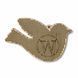 Wooden Embroidery Blank &ndash; &ldquo;Bird&rdquo; FLBE(K)-009 FLBE(K)-009 photo 1