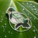 Bead Embroidery Kit (Plastic Base) &ndash; &ldquo;Green Tanager&rdquo; (Double-Sided) FLPL-094 FLPL-094 photo 1
