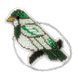 Bead Embroidery Kit (Plastic Base) &ndash; &ldquo;Green Tanager&rdquo; (Double-Sided) FLPL-094 FLPL-094 photo 2