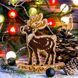 Wooden Bead Embroidery Kit &ndash; Rocking Ornament &ldquo;Wandering Reindeer&rdquo; (Double-Sided) FLK-296 FLK-296 photo 1