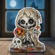 Plastic Cross-Stitch Kit &ndash; &ldquo;Skeleton And The Ghost&rdquo; FLX-123 FLX-123 photo 1