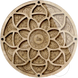 Bead Organizer Box &ndash; &ldquo;Floral Mandala&rdquo;, With Clear Lid FLZB-096 FLZB-096 photo 1