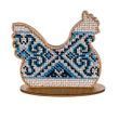 Wooden Bead Embroidery Kit &ndash; &ldquo;Hen&rdquo; FLK-096 FLK-096 photo 5