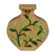 Wooden Bead Embroidery Kit &ndash; &ldquo;Green Dance&rdquo; (Double-Sided Vase) FLK-347 FLK-347 photo 9
