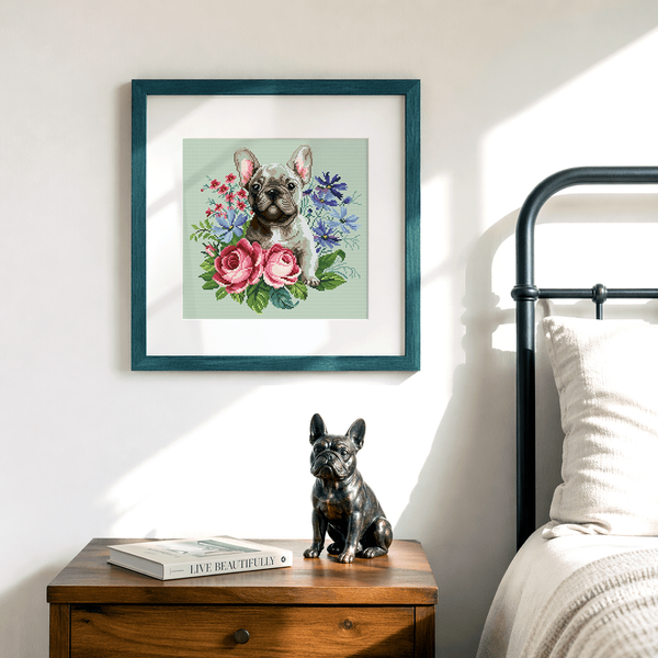 Cross-Stitch Pattern &ndash; "Floral Harmony" WLP-099