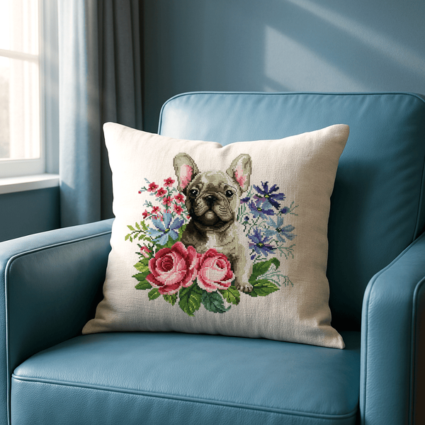 Cross-Stitch Pattern &ndash; "Floral Harmony" WLP-099