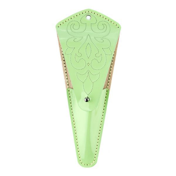 Faux Leather Embroidery Blank "Scissors Case" FLBE(BB)-080 Light Green