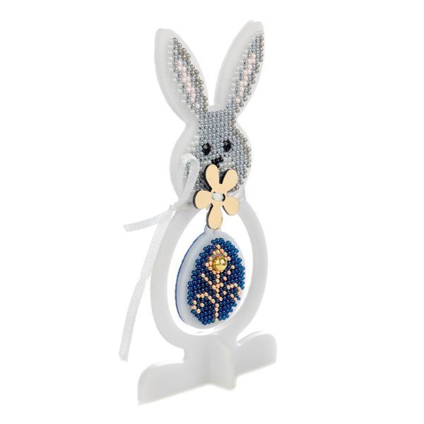 Bead Embroidery Kit (Plastic Base) &ndash; &ldquo;Spring Bunny&rdquo; FLPL-113
