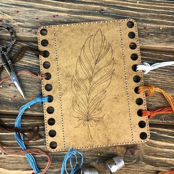 Wooden Embroidery Blank &ndash; &ldquo;Thread Organizer&rdquo; FLHW-016
