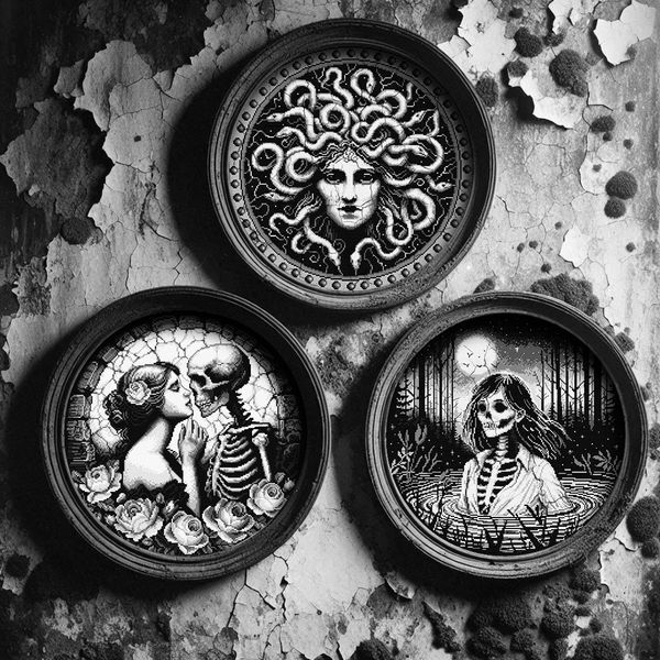 Cross-Stitch Pattern &ndash; "From the Depths" WLP-034