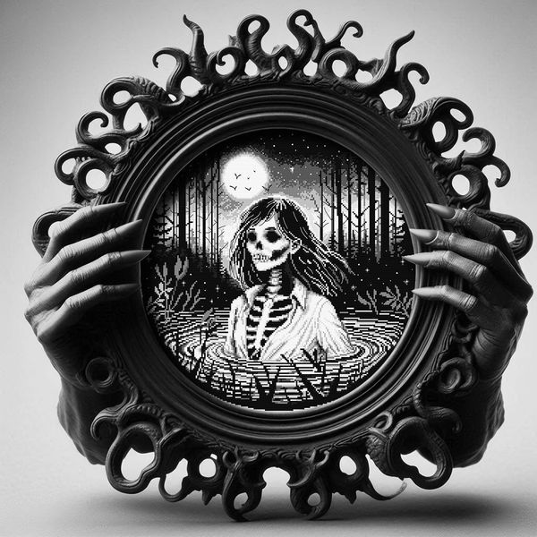 Cross-Stitch Pattern &ndash; "From the Depths" WLP-034