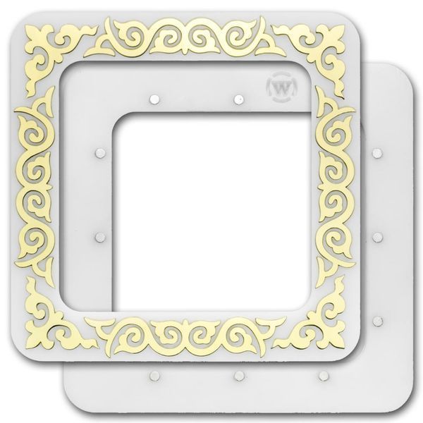Magnetic Embroidery Frame (10 &times; 10 cm inner size) FLMP-035