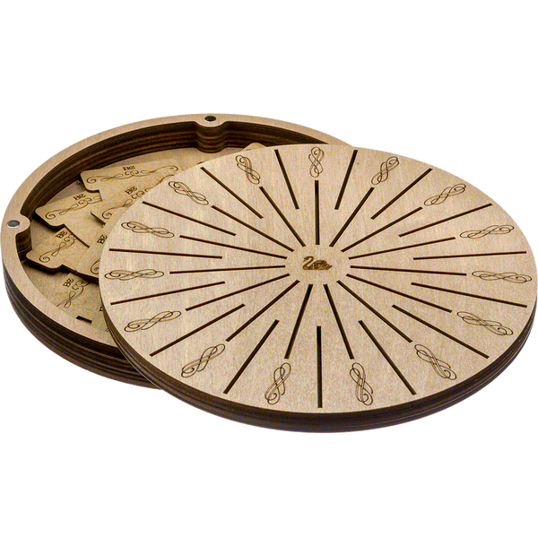Bobbin Organizer Box &ndash; &ldquo;Light Round&rdquo; + 32 bobbins FLZB(N)-057