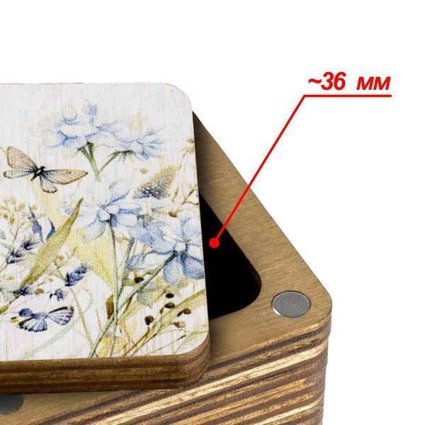Thread Catcher Square &ndash; &ldquo;Butterfly Garden&rdquo; FLZB(N)-106