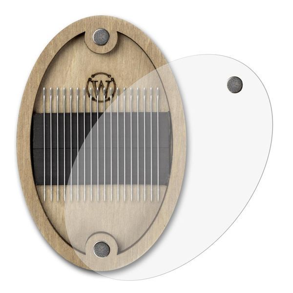 Magnetic Needle Case Oval &ndash; &ldquo;Transparent Lid&rdquo; FLZB(N)-179