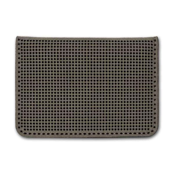 Faux Leather Embroidery Blank &ndash; &ldquo;ID Card Cover&rdquo; FLBE(BB)-032 Walnut