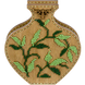 Wooden Bead Embroidery Kit &ndash; &ldquo;Green Dance&rdquo; (Double-Sided Vase) FLK-347 FLK-347 photo 4