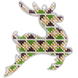 Bead Embroidery Kit (Plastic Base) &ndash; &ldquo;Christmas Ornament &ndash; Deer&rdquo; FLPL-044 FLPL-044 photo 2