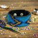 Faux Leather Bead Embroidery Kit &ndash; &ldquo;Bracelet&rdquo; (3 &times; 22 cm) FLBB-029 Black FLBB-029 photo 1