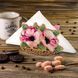 Wooden Bead Embroidery Kit &ndash; &ldquo;Napkin Holder &ndash; Pink Poppies&rdquo; FLK-247 FLK-247 photo 1