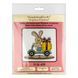 Wooden Bead Embroidery Kit &ndash; &ldquo;Bunny On Scooter&rdquo; FLK-428 FLK-428 photo 5