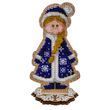 Wooden Bead Embroidery Kit &ndash; &ldquo;Snow Maiden (Slavic Christmas Helper)&rdquo; (Double-Sided) FLK-298 FLK-298 photo 7