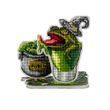Plastic Cross-Stitch Kit &ndash; &ldquo;Frog Cocktail&rdquo; FLX-125 FLX-125 photo 6