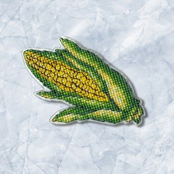 Plastic Cross-Stitch Kit &ndash; "Corn" (Double-Sided) FLX-079