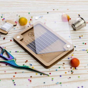 Magnetic Needle Case Rectangular &ndash; &ldquo;Transparent Lid&rdquo; FLZB(N)-180