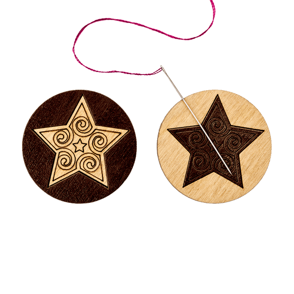 Needle Minder &ndash; &ldquo;Wooden, Double-Sided&rdquo; FLMH-023(W)