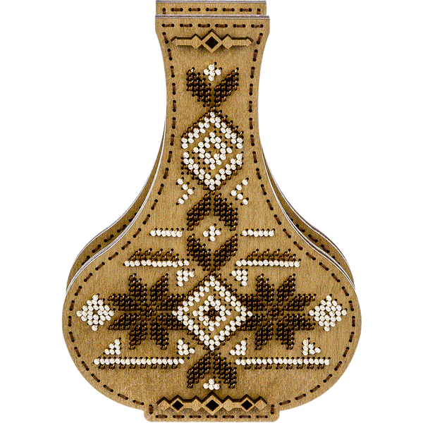 Wooden Bead Embroidery Kit &ndash; &ldquo;Star Code&rdquo; (Double-Sided Vase) FLK-348