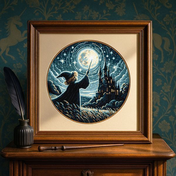 Cross-Stitch Pattern &ndash; "Moonlight Magic" WLP-068