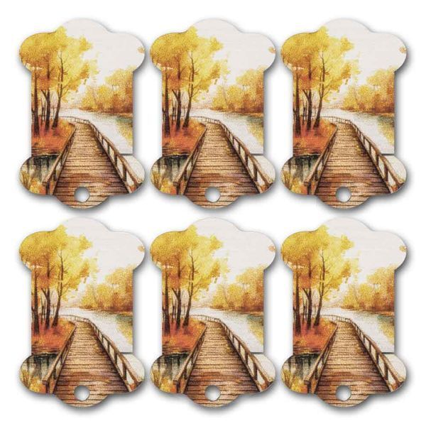 Floss Bobbins &ndash; &ldquo;Autumn Bridge&rdquo; FLC-124(S) (6 pcs)