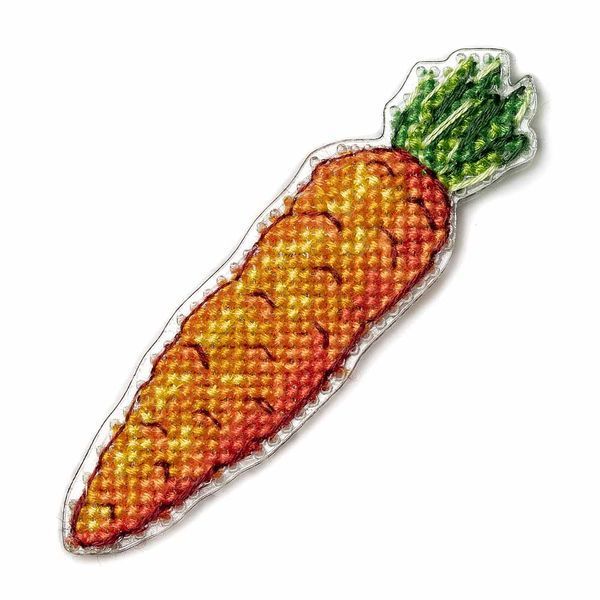 Plastic Cross-Stitch Kit &ndash; "Carrot" (Double-Sided) FLX-062