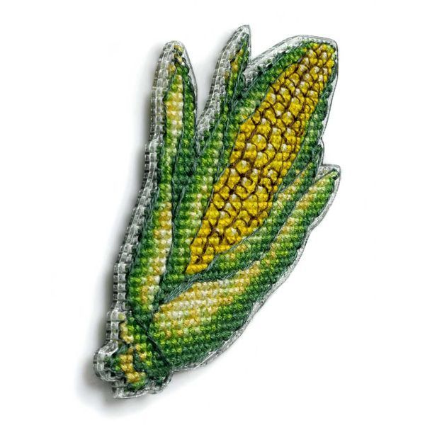 Plastic Cross-Stitch Kit &ndash; "Corn" (Double-Sided) FLX-079