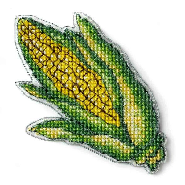 Plastic Cross-Stitch Kit &ndash; "Corn" (Double-Sided) FLX-079
