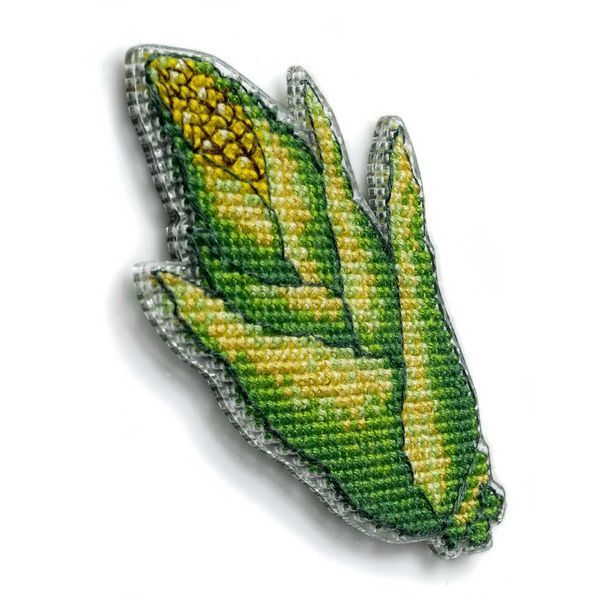 Plastic Cross-Stitch Kit &ndash; "Corn" (Double-Sided) FLX-079