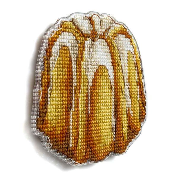Plastic Cross-Stitch Kit &ndash; "Cupcake" (Double-Sided) FLX-103
