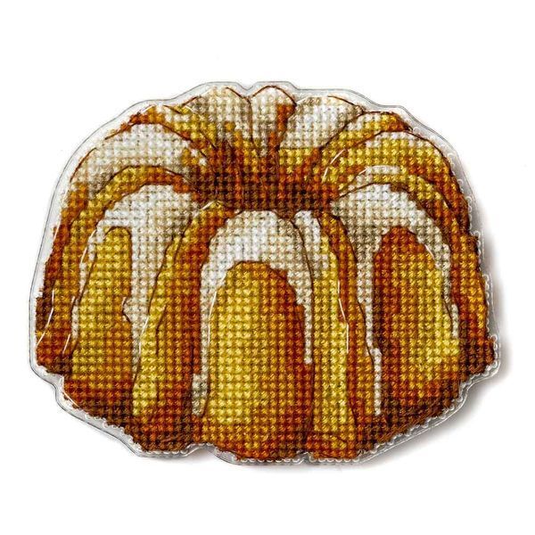 Plastic Cross-Stitch Kit &ndash; "Cupcake" (Double-Sided) FLX-103