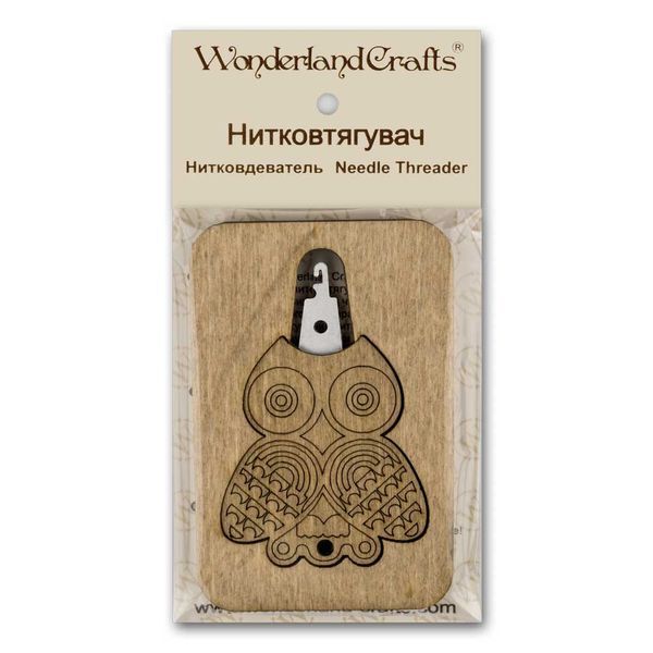 Needle Threader &ldquo;Patterned Owl&rdquo; FLNT-011