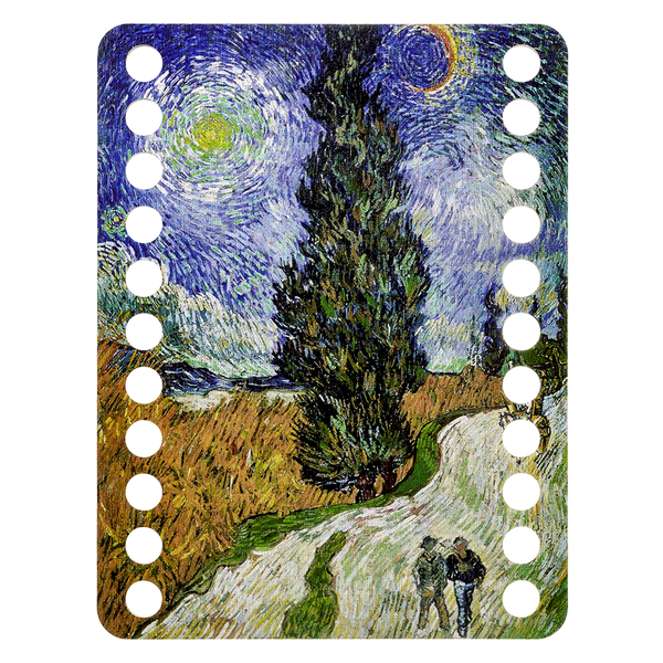 Floss Organizer &ndash; &ldquo;Cypress Road with Star, Rectangular&rdquo; FLZ(P)-031