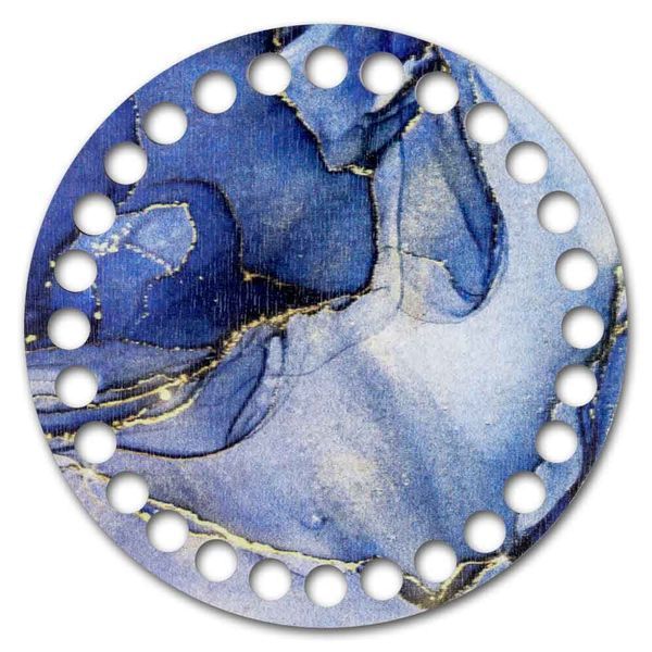 Floss Organizer &ndash; &ldquo;Blue Marble, Round&rdquo; FLZ(P)-065