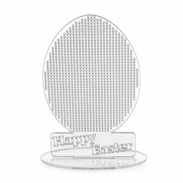 Plastic Embroidery Blank &ndash; &ldquo;Easter Egg&rdquo; FLBE(PL)-023