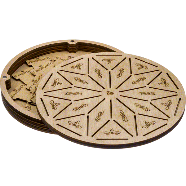 Bobbin Organizer Box &ndash; &ldquo;Light Round&rdquo; + 42 bobbins FLZB(N)-058