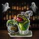 Plastic Cross-Stitch Kit &ndash; &ldquo;Frog Cocktail&rdquo; FLX-125 FLX-125 photo 1