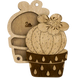 Wooden-Lid Bead Organizer &ndash; &ldquo;Potted Cactus&rdquo; FLZB-098 FLZB-098 photo 2