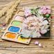Bead Organizer With Wooden Lid &ndash; &ldquo;Peonies, Rectangular&rdquo; FLZB-203 FLZB-203 photo 1