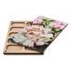 Bead Organizer With Wooden Lid &ndash; &ldquo;Peonies, Rectangular&rdquo; FLZB-203 FLZB-203 photo 3